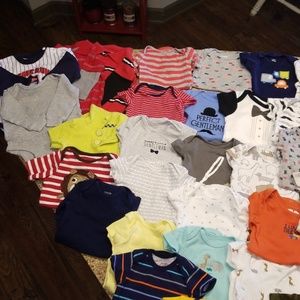 3 Month Baby Boy Onesie Lot